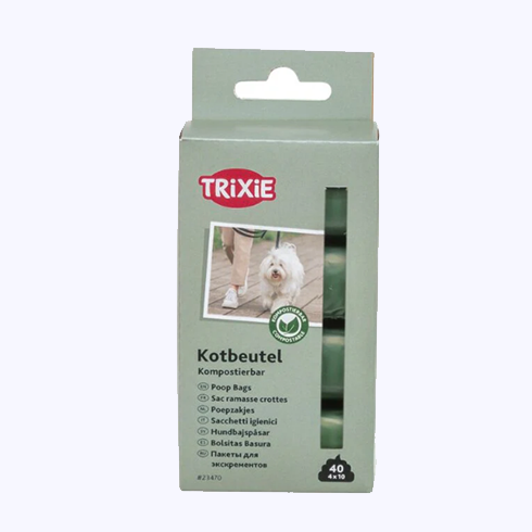 Bolsita compostable 4 rollos x 10